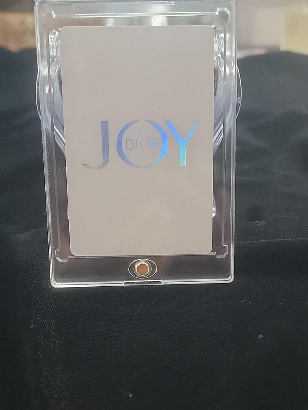 Dior JOY Queen Playing Card – Promotional Collectible w/ Magnetic Display Case